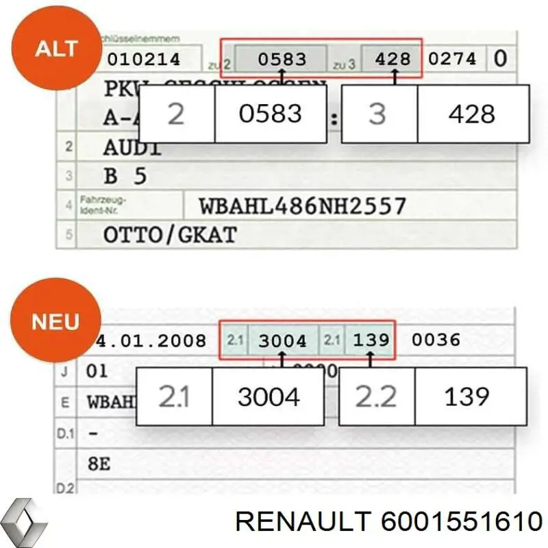  6001551610 Renault (RVI)