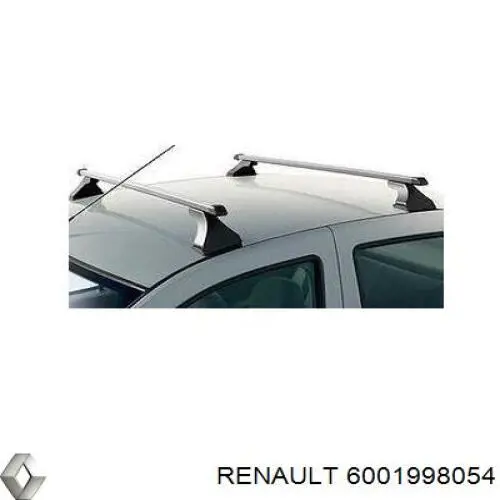 Поперечины багажника крыши, комплект на Renault LOGAN I 