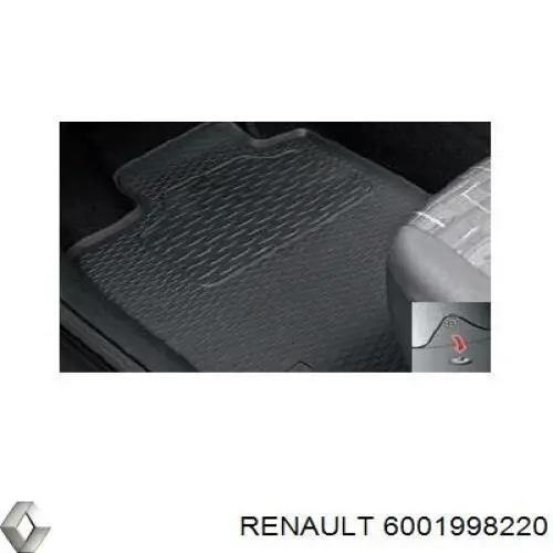 Комплект ковриков Renault (RVI) 6001998220 цена, от  