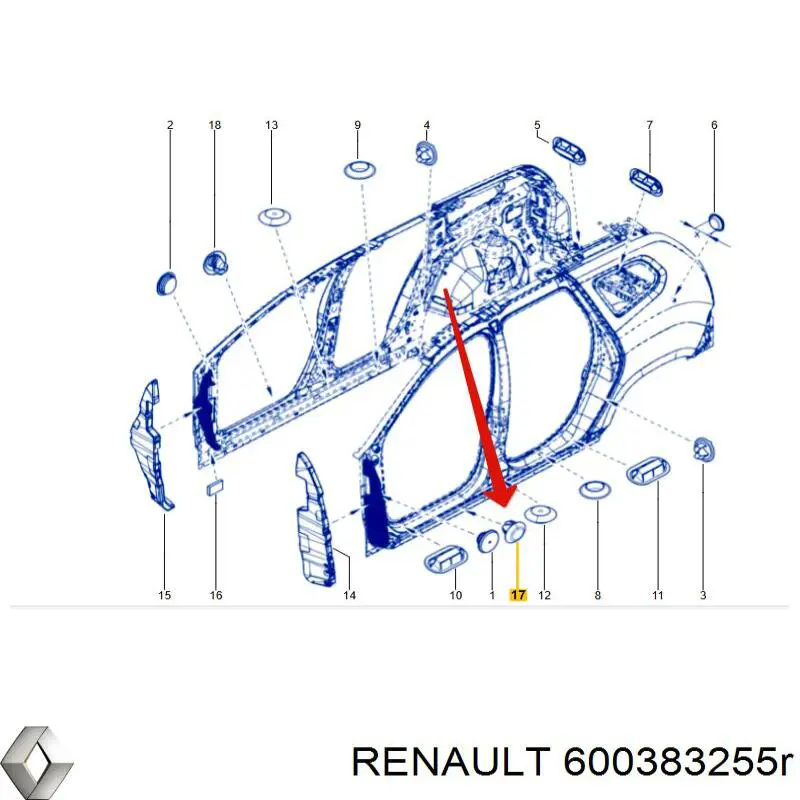  600383255R Renault (RVI)