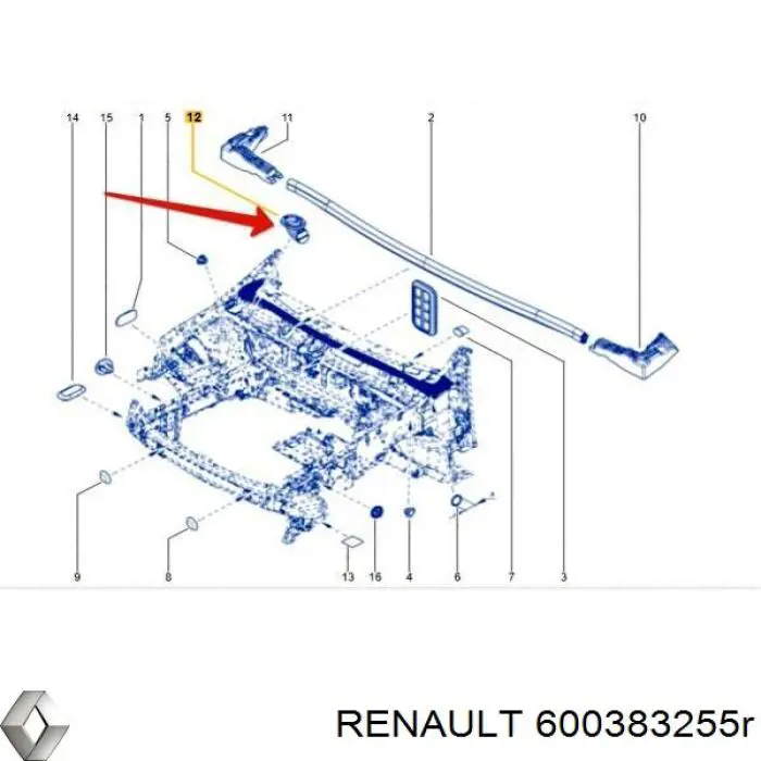 600383255R Renault (RVI) 