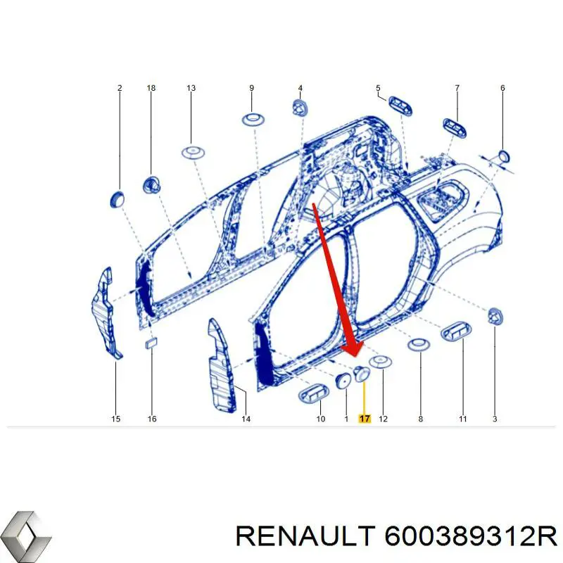 600389312R Renault (RVI) 