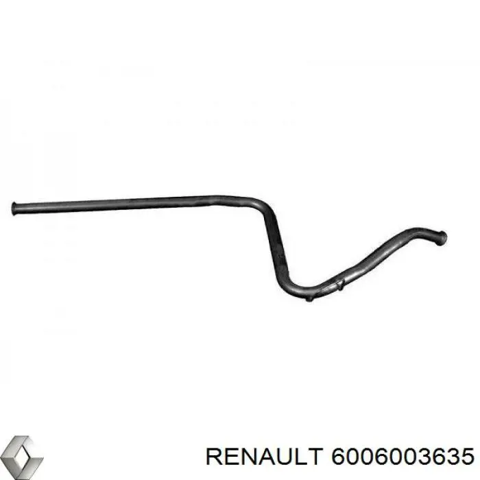6006003635 Renault (RVI) глушитель, центральная часть