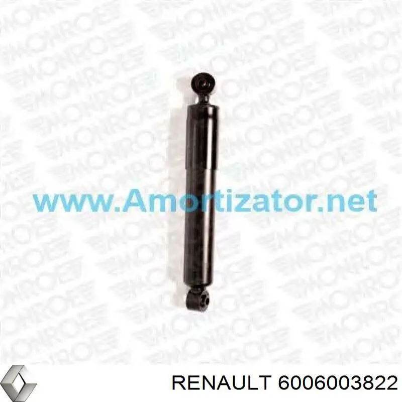 6006003822 Renault (RVI) амортизатор задний