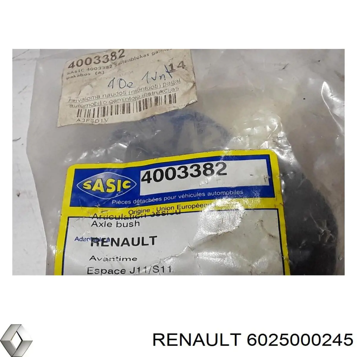 Сайлентблок заднего подрамника Renault (RVI) 6025000245 цена, от 12.29 USD