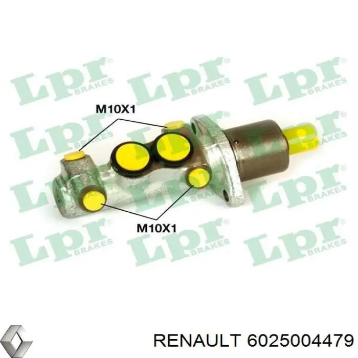 6025004479 Renault (RVI) цилиндр тормозной главный