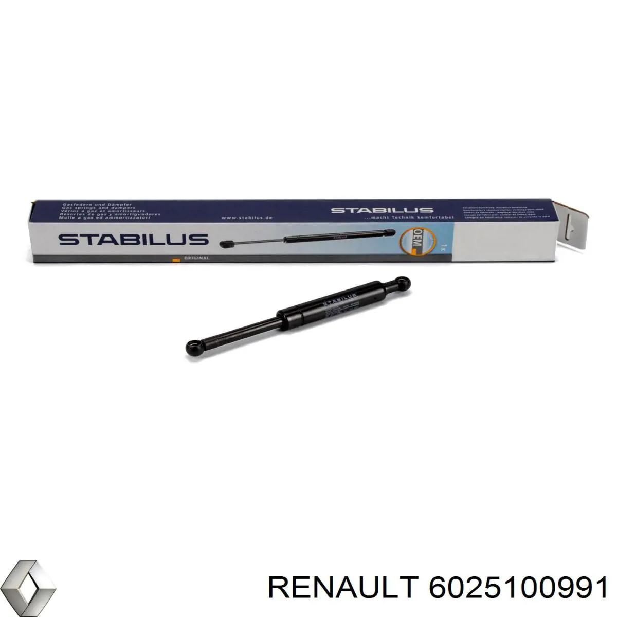 6025100991 Renault (RVI) amortecedor da mesa dobrável de assento