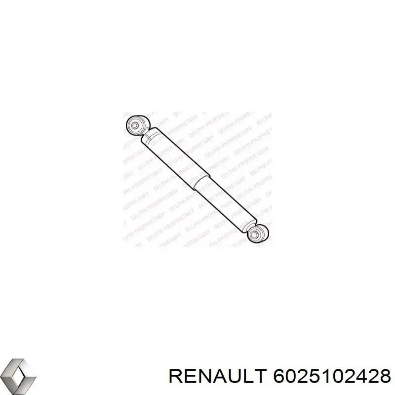 Амортизатор передний 6025102428 Renault (RVI)