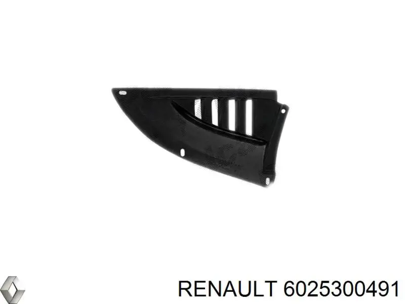 Брызговик переднего бампера левый 6025300491 Renault (RVI)