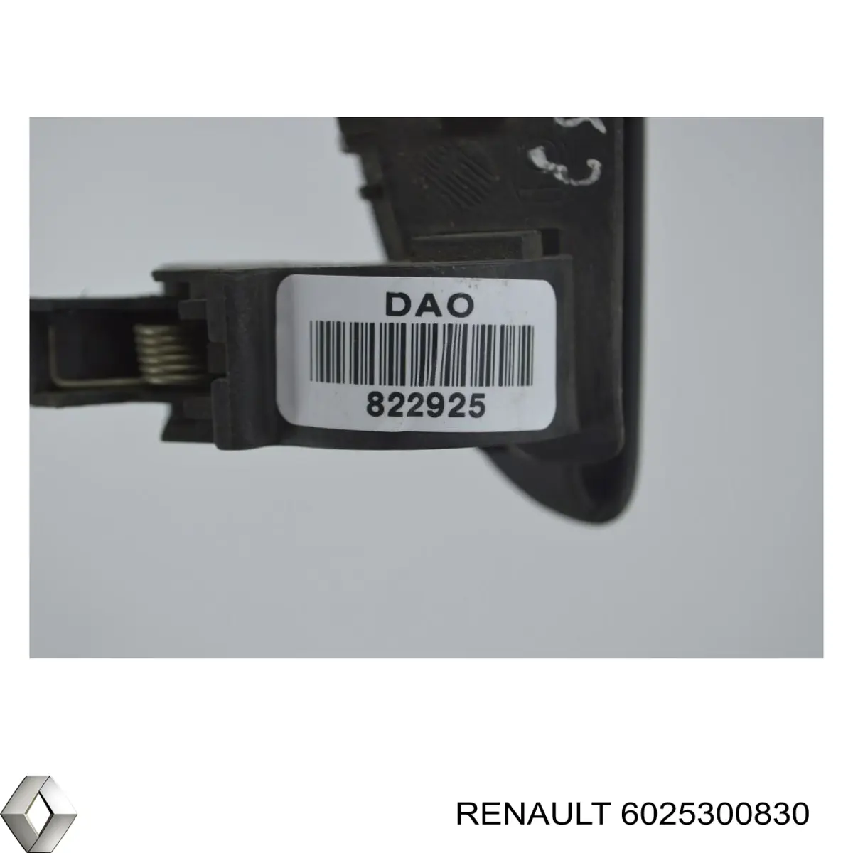 6025300830 Renault (RVI) maçaneta dianteira direita da porta externa