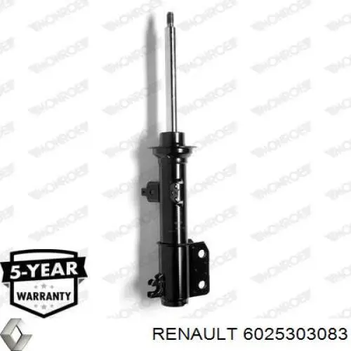 Амортизатор передний левый 6025303083 Renault (RVI)