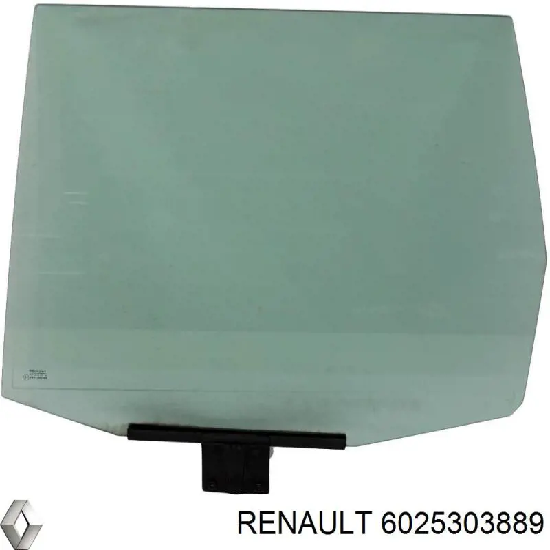 Стекло двери задней левой 6025303889 Renault (RVI)