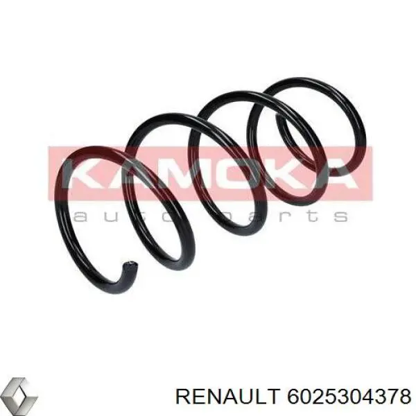 6025304378 Renault (RVI) пружина передняя