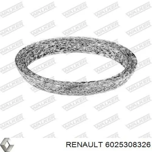 Кольцо приемной трубы глушителя уплотнительное Renault (RVI) 6025308326 цена, от 2.91 USD