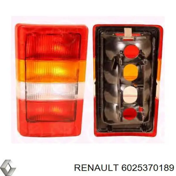 6025370189 Renault (RVI) Lanterna de nevoeiro traseira esquerda
