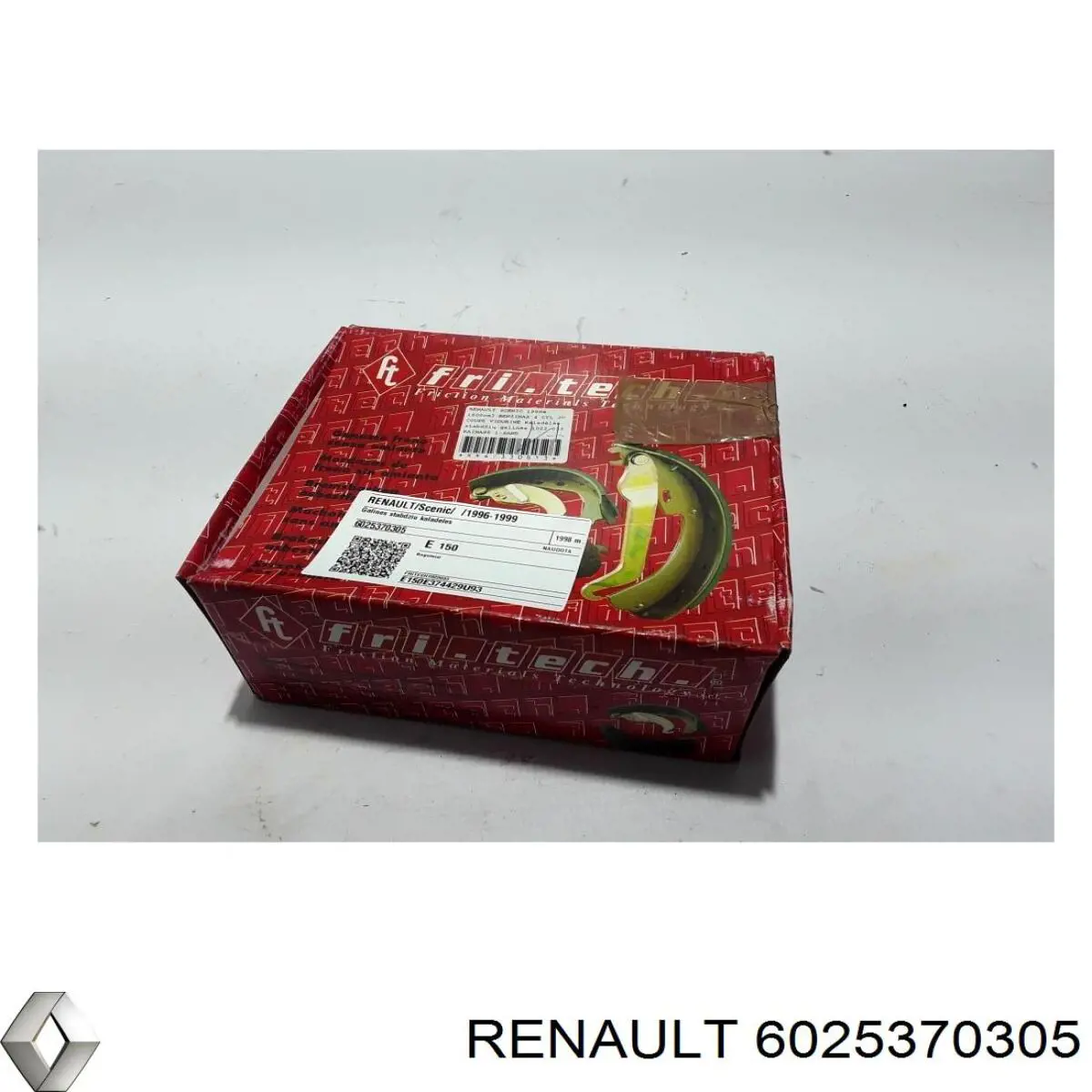 Задние барабанные колодки 6025370305 Renault (RVI)