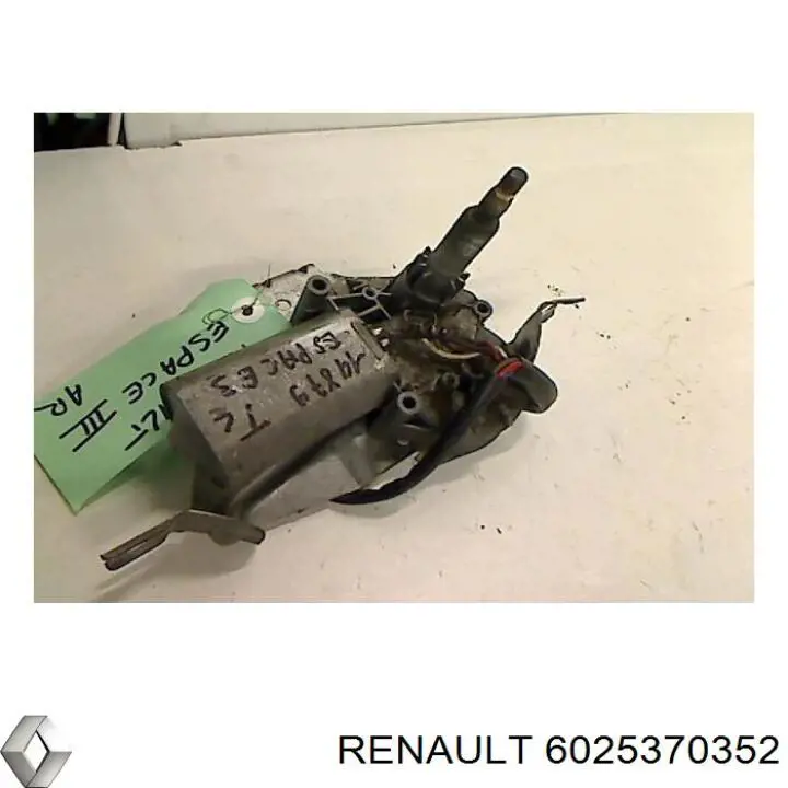 Мотор стеклоочистителя заднего стекла 6025370352 Renault (RVI)