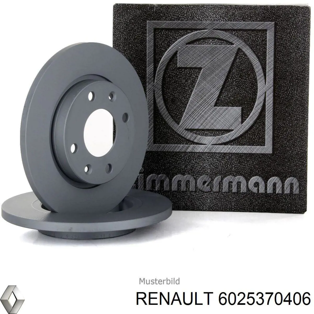 Задний тормозной диск Renault (RVI) 6025370406 цена, от 48.48 USD
