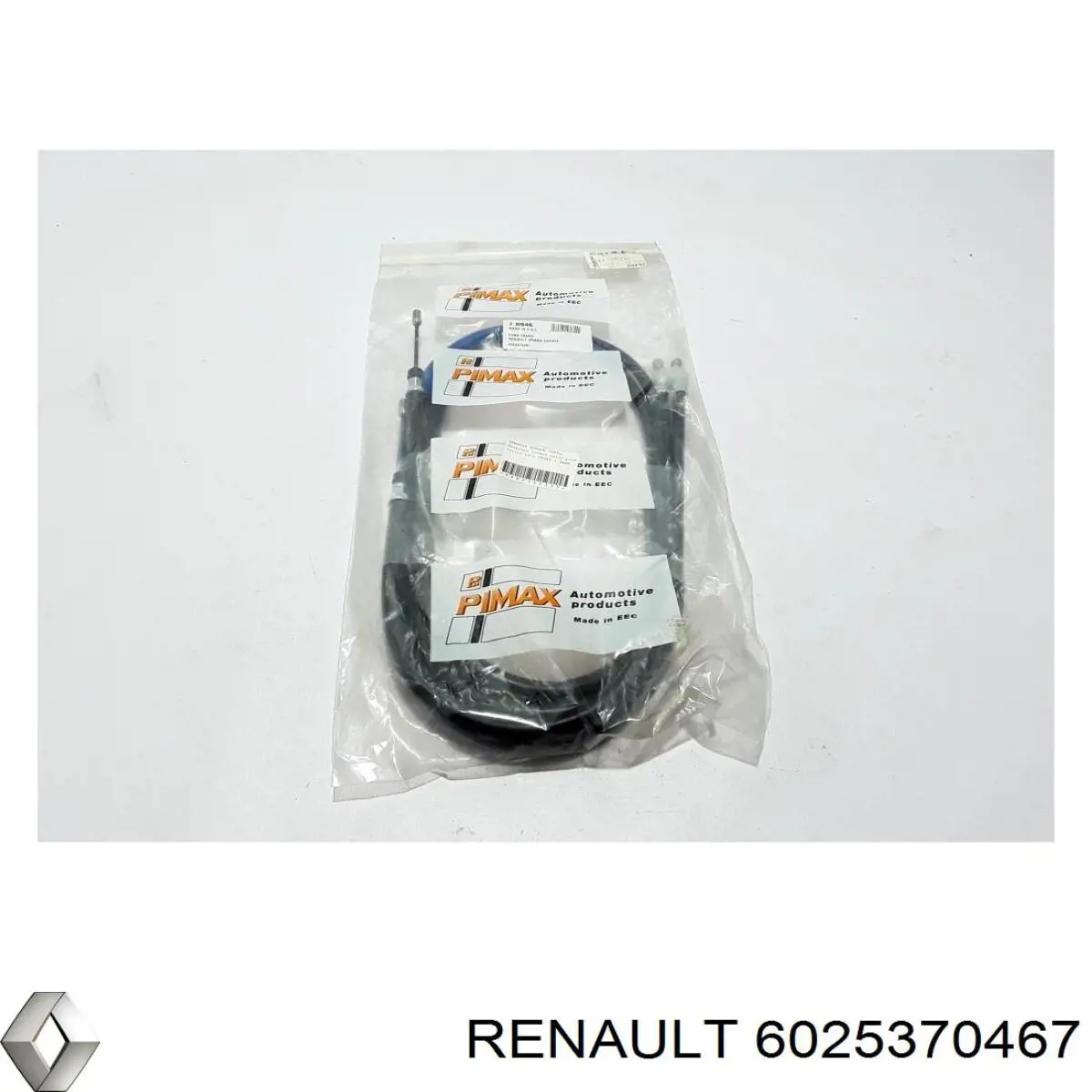 Задний трос ручника 6025370467 Renault (RVI)