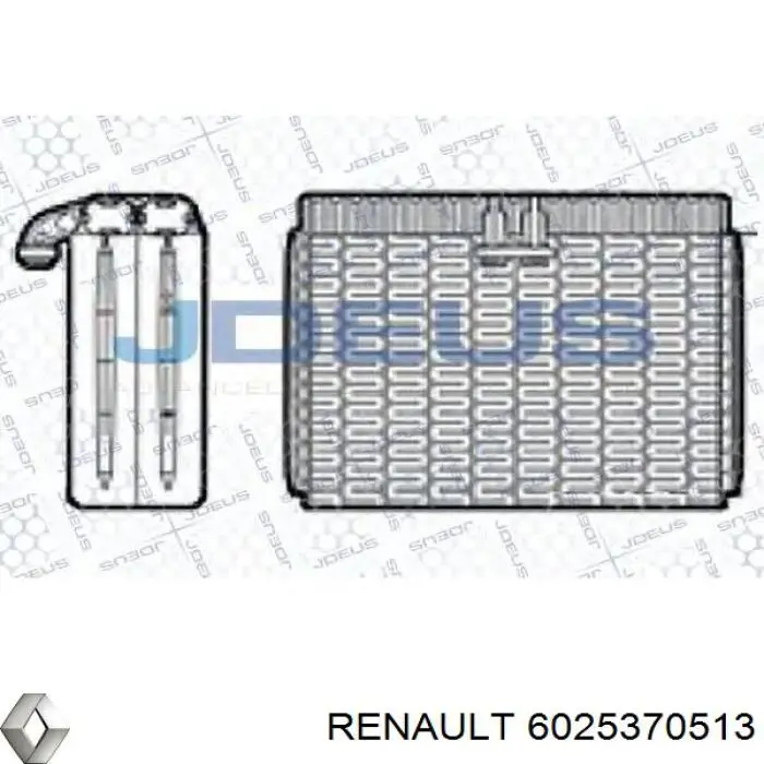 Радиатор испарителя кондиционера Renault Espace III минивэн (JE) (1997 - 2003) цена, от 386.72 USD
