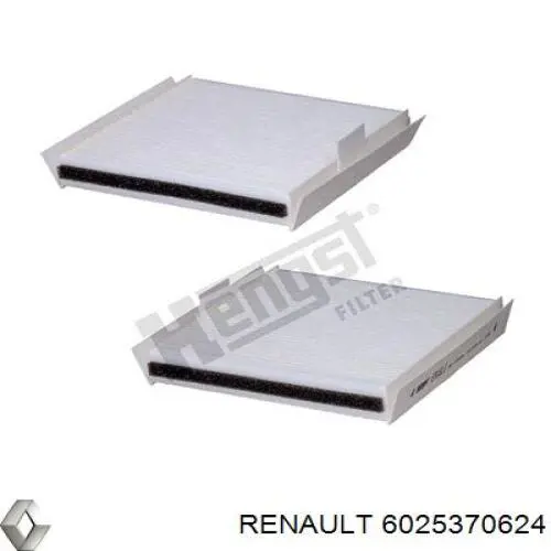 Фильтр воздушный отопителя Renault (RVI) 6025370624 цена, от 10.82 USD