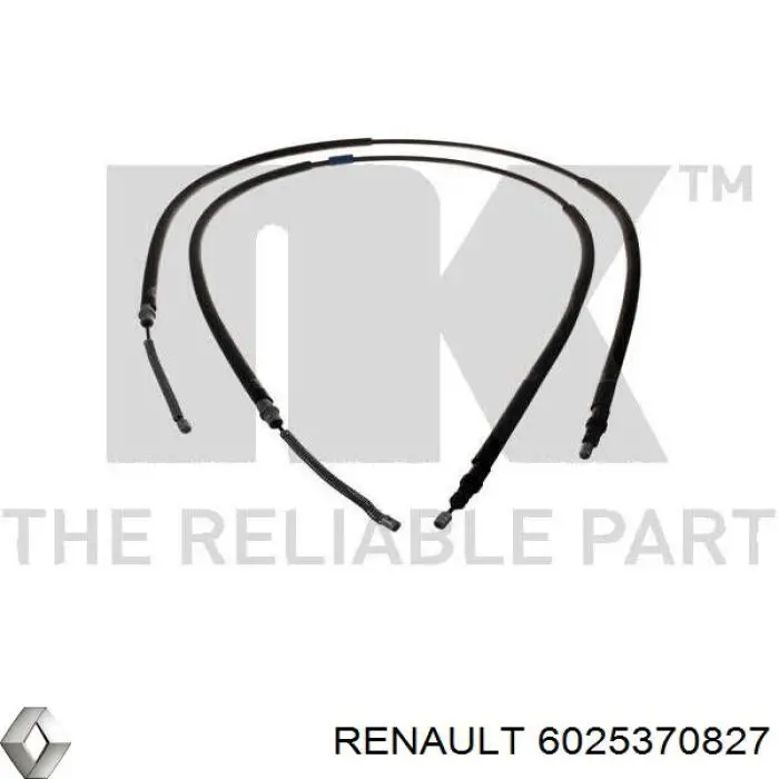6025370827 Renault (RVI) трос ручного тормоза задний правый/левый
