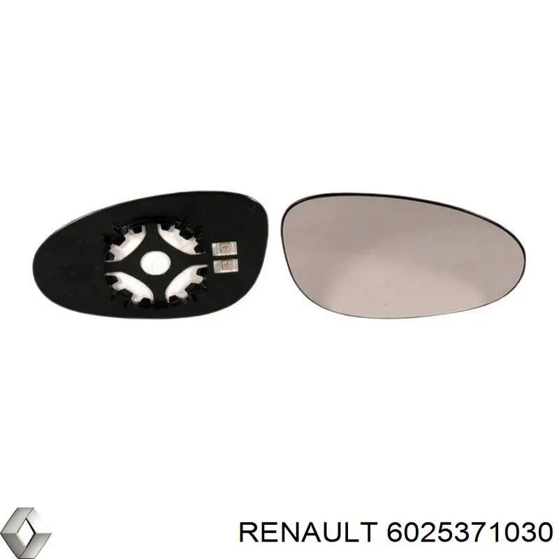 6025371030 Renault (RVI) зеркальный элемент зеркала заднего вида правого