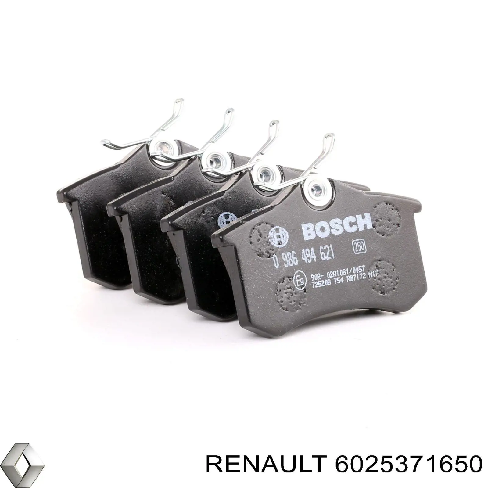 6025371650 Renault (RVI) Колодки тормозные дисковые комплект
