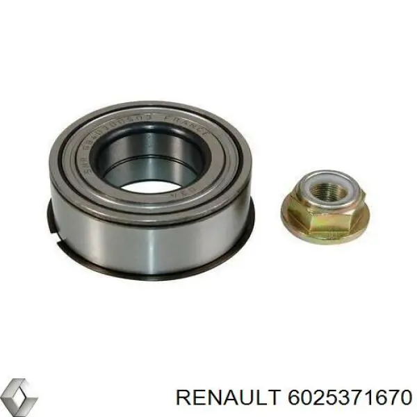 Cojinete de rueda delantero 6025371670 Renault (RVI)