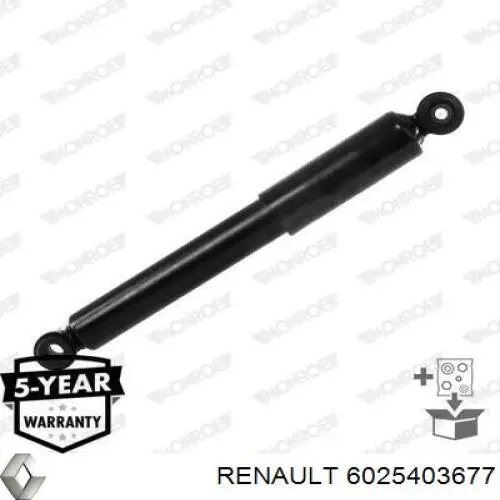 6025403677 Renault (RVI) amortecedor traseiro