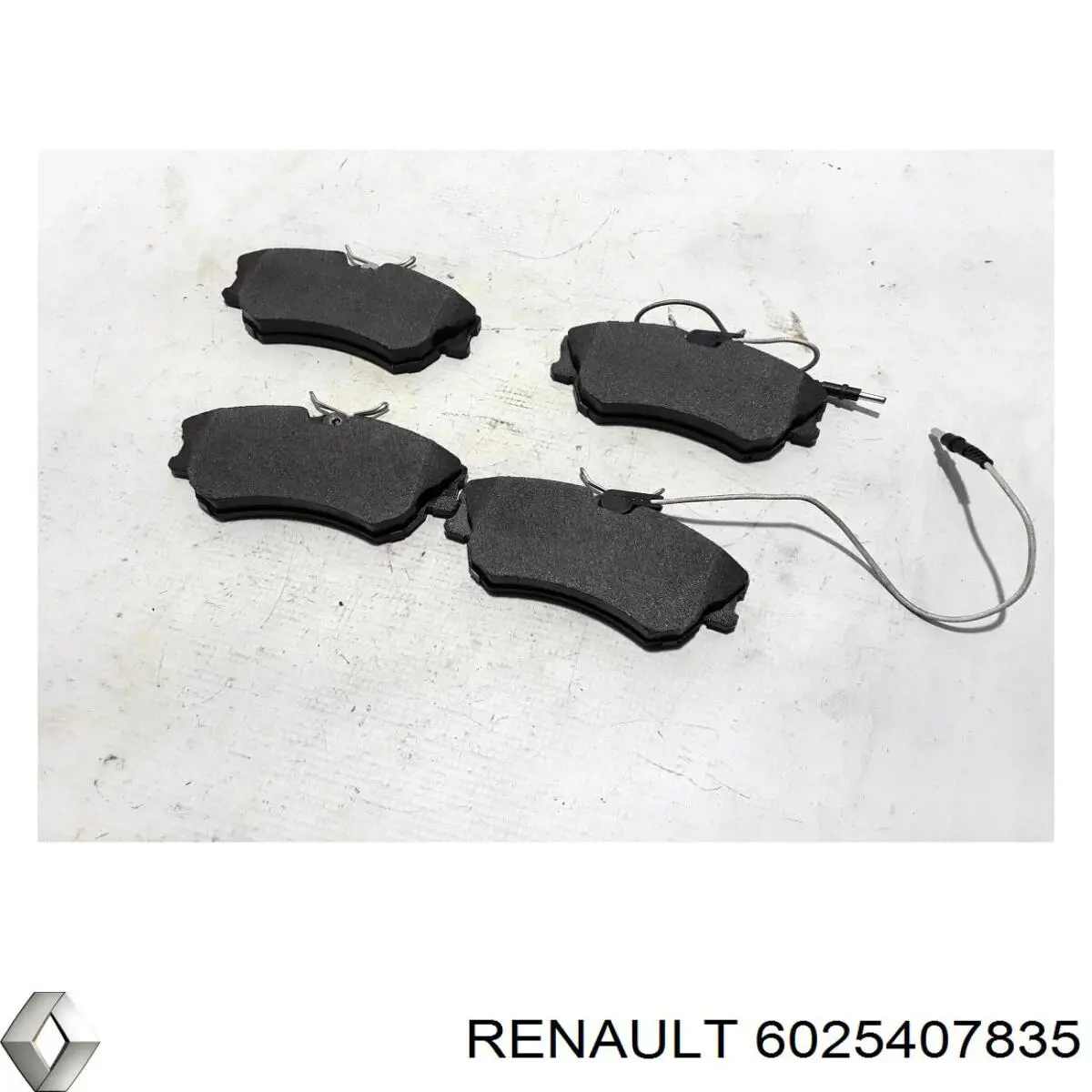 Колодки Renault (RVI) 6025407835 цена, от 23.28 USD