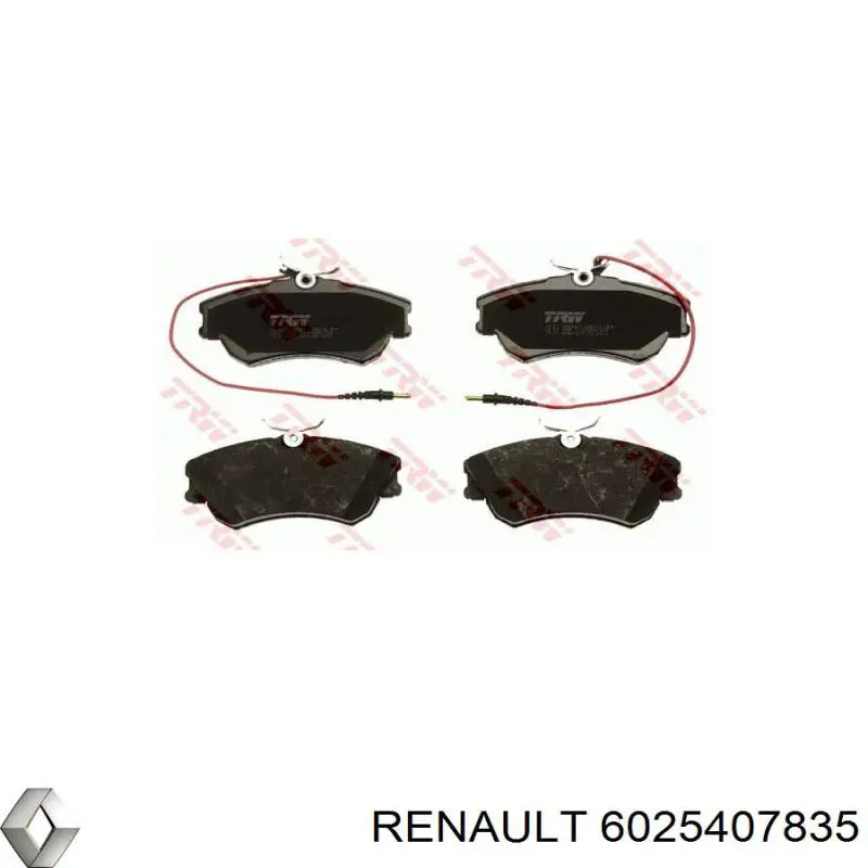 Тормозные колодки Renault (RVI) 6025407835