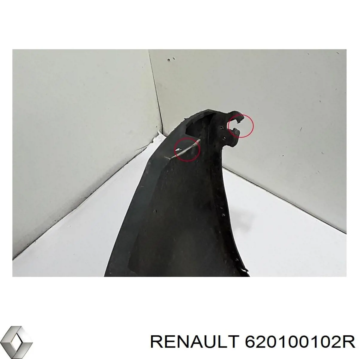 Бампер передний Renault (RVI) 620100102R