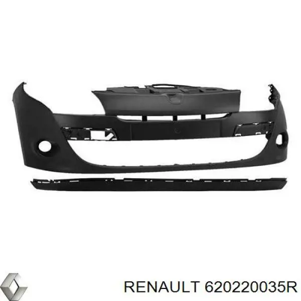 620220035R Renault (RVI) pára-choque dianteiro