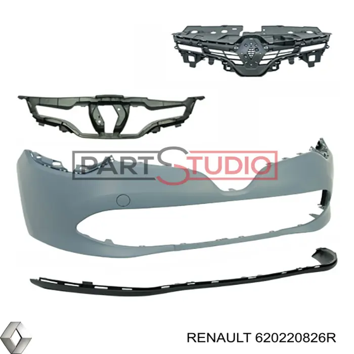 Купить Передний бампер Рено Клио III BR01, CR01