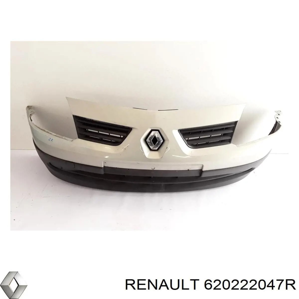 Передний бампер 620222047R Renault (RVI)