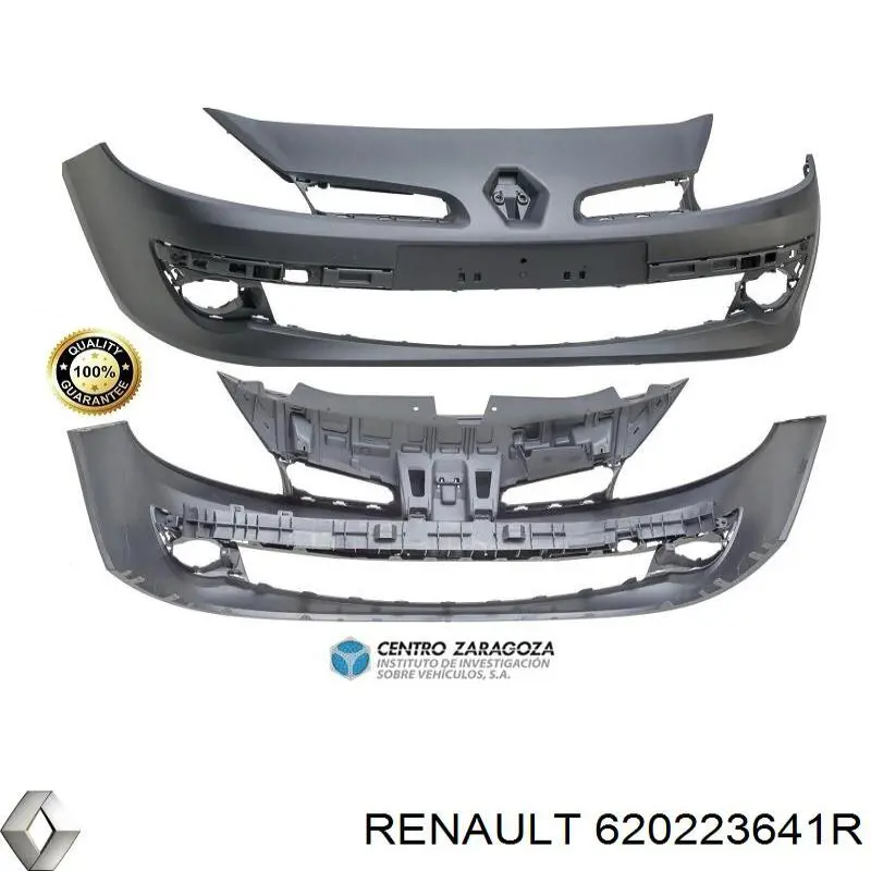 Передний бампер 620223641R Renault (RVI)