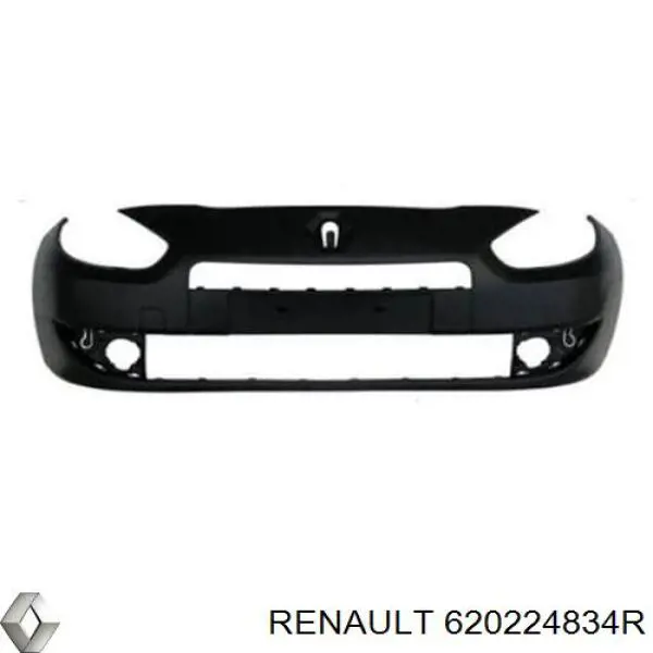 Передний бампер на Renault Fluence L3