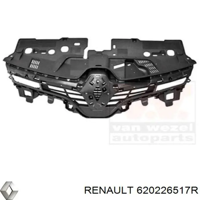  Передний бампер Renault Clio 3