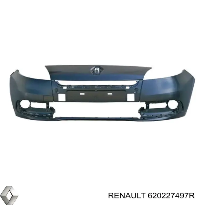 Передний бампер на Renault Scenic III 
