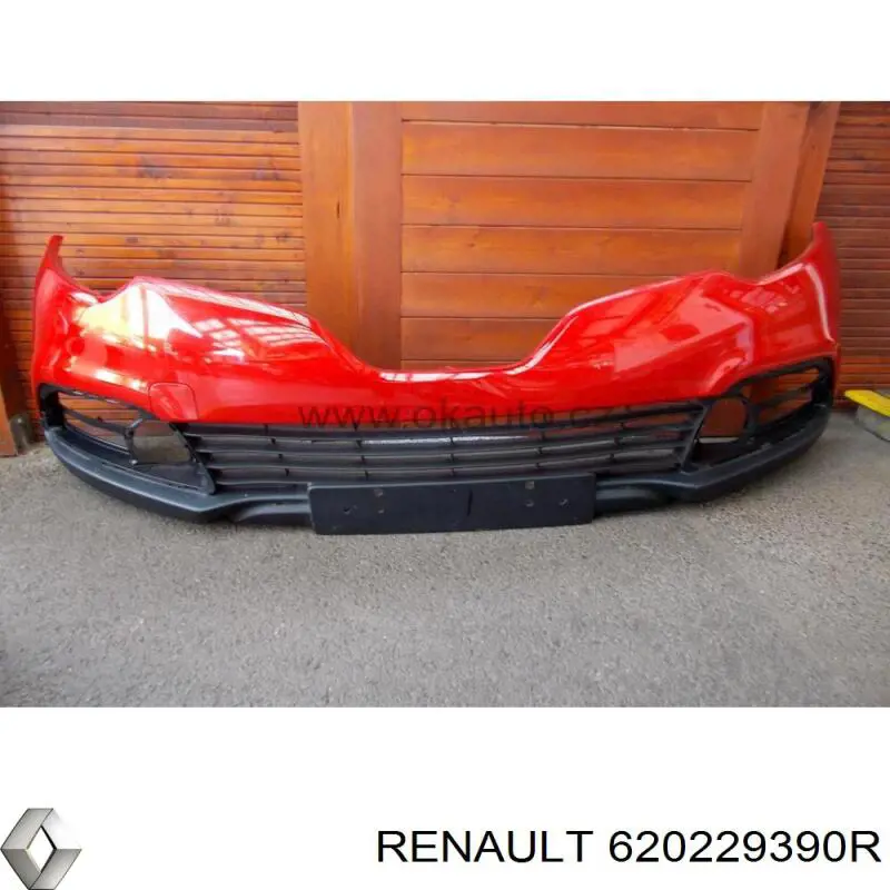 Бампер передний, верхняя часть Renault (RVI) 620229390R