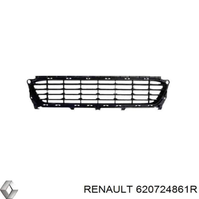 620724861R Renault (RVI) placa sobreposta do pára-choque dianteiro