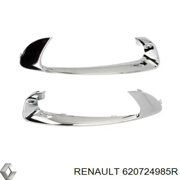 Ободок (окантовка) фары противотуманной 620724985R Renault (RVI)