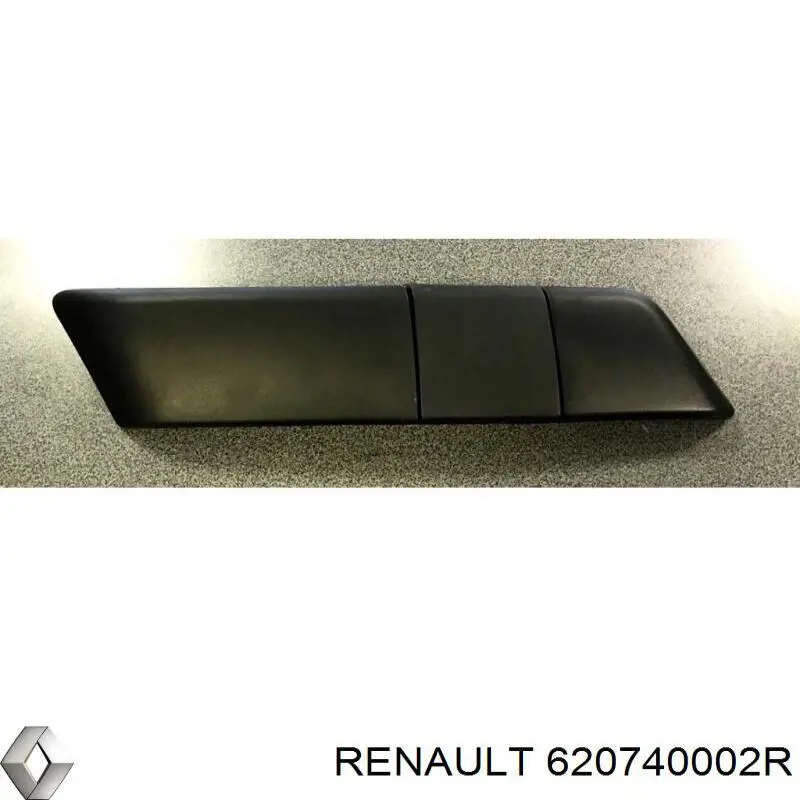 Молдинг решетки бампера переднего правый 620740002R Renault (RVI)