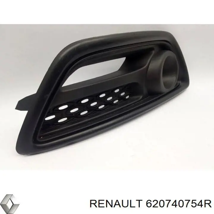620740754R Renault (RVI) Заглушка ПТФ бампера переднего правая
