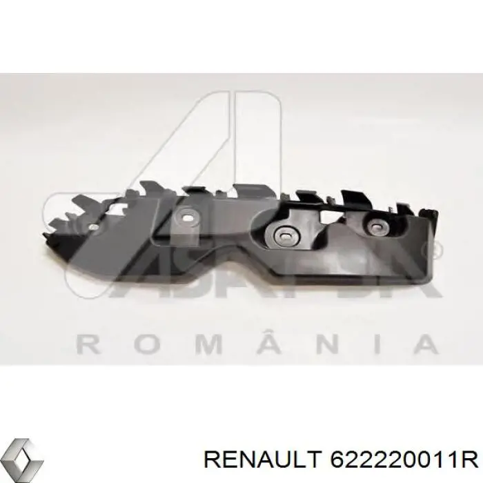 Кронштейн бампера переднего внешний правый 622220011R Renault (RVI)