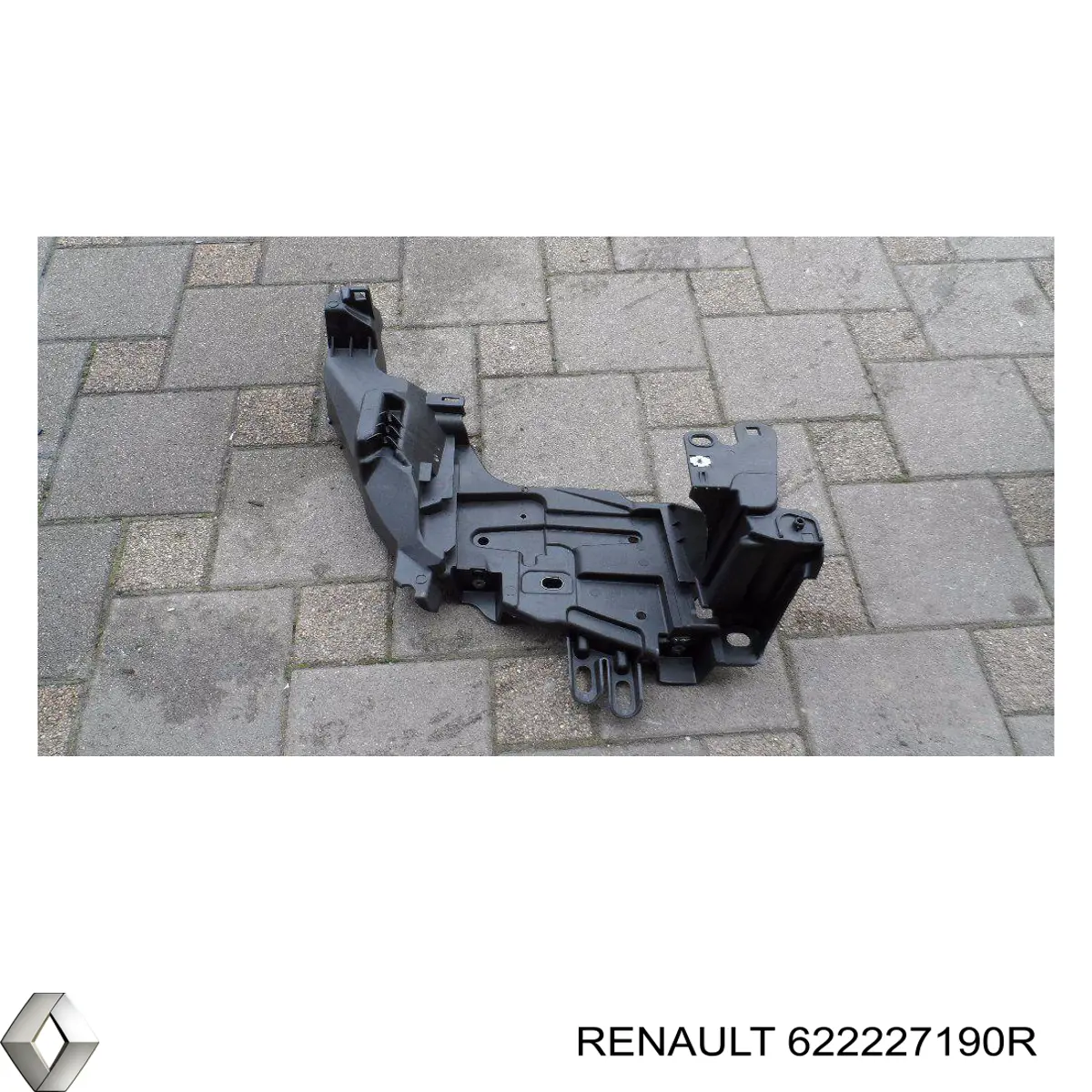 Правое крепление переднего бампера Renault (RVI) 622227190R цена, от 69.07 USD