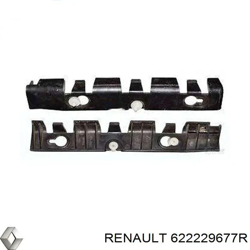 Кронштейн бампера переднего внешний правый 622229677R Renault (RVI)