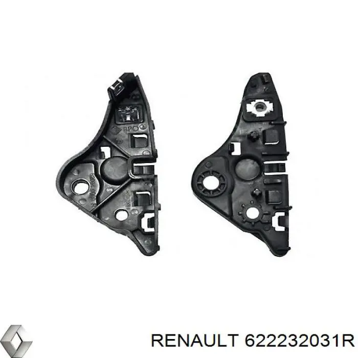 Кронштейн крепления бампера переднего левый Renault (RVI) 622232031R цена, от 11.72 USD