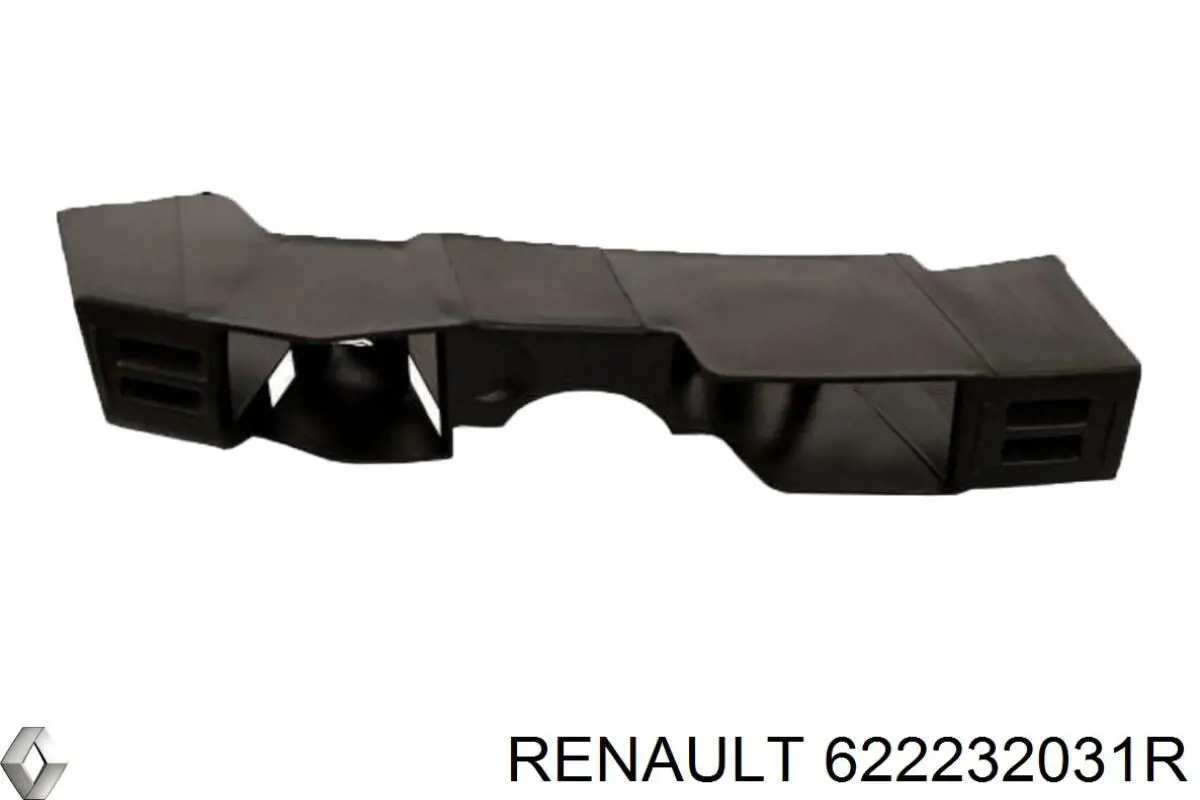 Левый кронштейн переднего бампера Renault (RVI) 622232031R